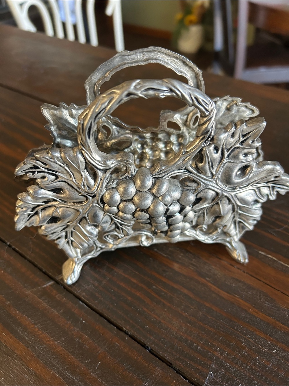 Godinger Silver Grape & Leaf Napkin Holder